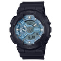GA-110CD Reloj G-Shock GA-100 Hombre Resina Negro Azul - Reloj original en Guatemala