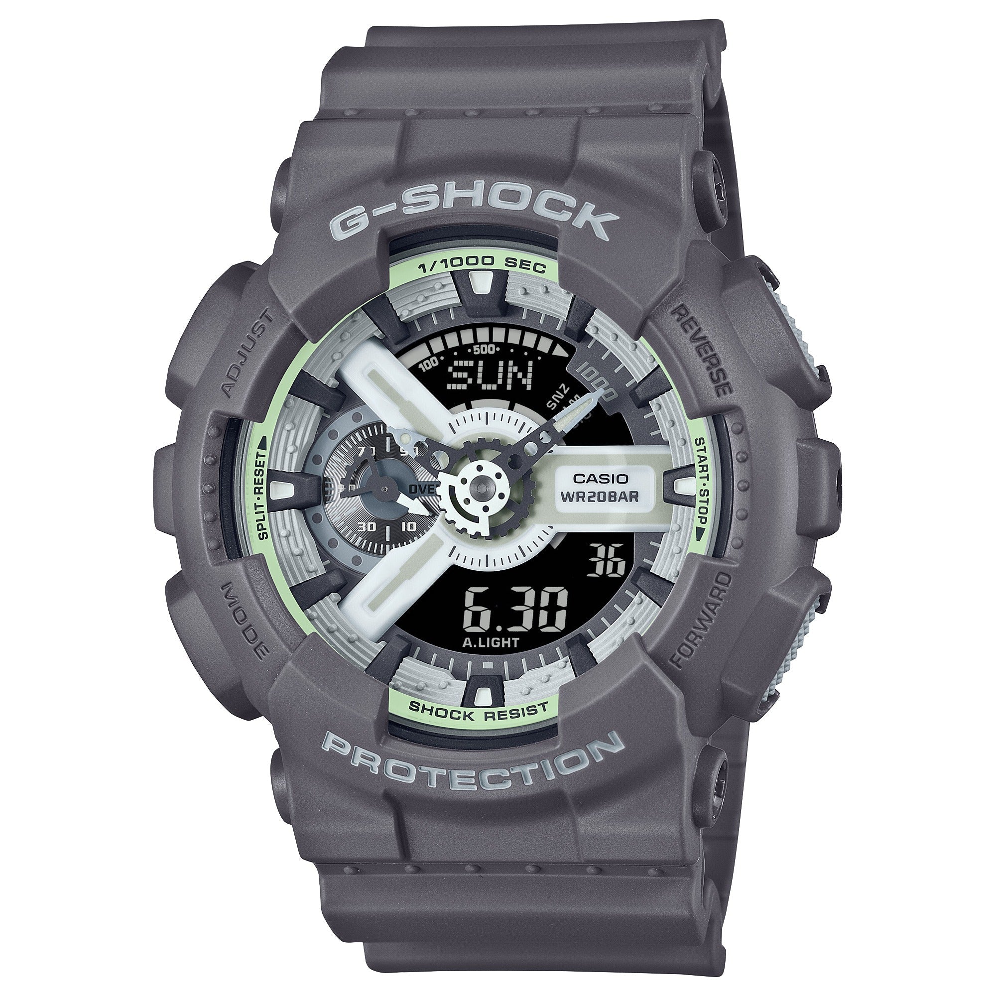GA-110HD Reloj G-Shock GA-110 Hombre Resina Gris - Reloj original en Guatemala