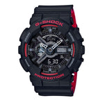 GA-110HR Reloj G-Shock Hombre Resina Negro y Rojo - Reloj original en Guatemala