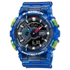 GA-110JT Reloj G-Shock Hombre Resina Azul Translúcido - Reloj original en Guatemala