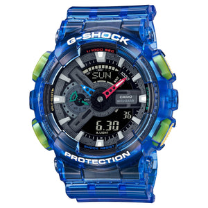 GA-110JT-2A Reloj G-Shock Hombre Resina Azul Translúcido