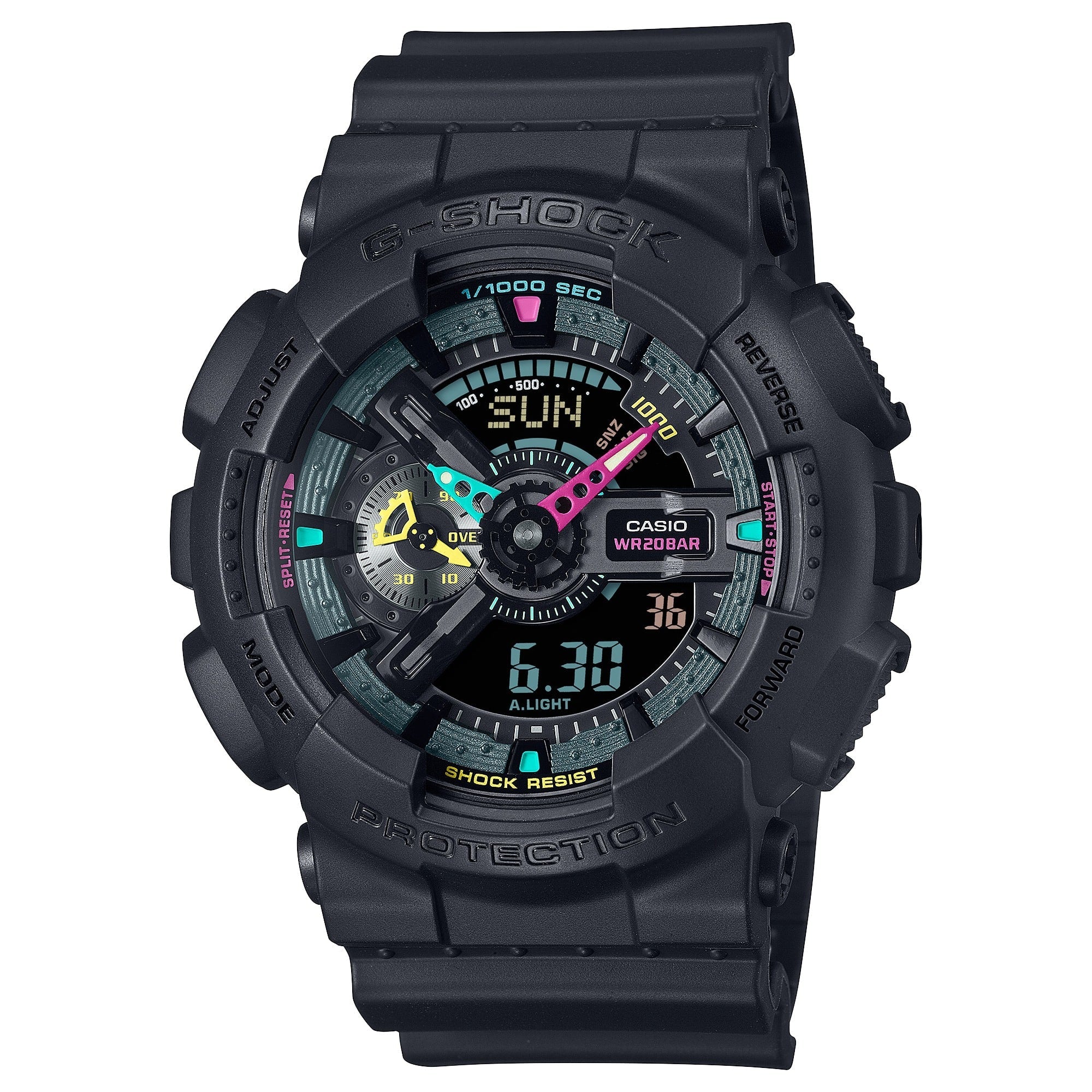 GA-110MF-1A Reloj G-Shock Pulsera de Resina para Caballero Doble Hora - Reloj original en Guatemala