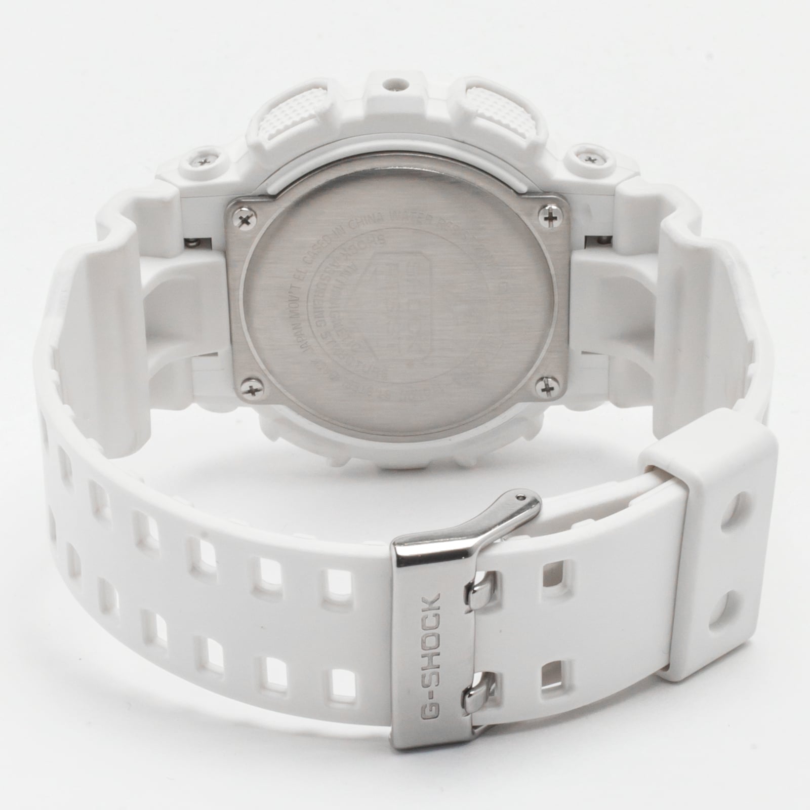 GA-110MW Reloj G-Shock Hombre Resina Blanco - Vista trasera