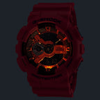 GA-110RRB Reloj G-Shock Hombre Resina Roja - Vista trasera