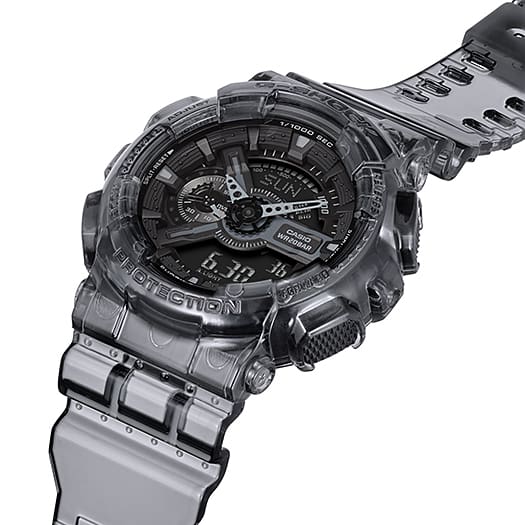 GA-110SKE Reloj G-Shock Hombre Resina Negro - Detalle de esfera