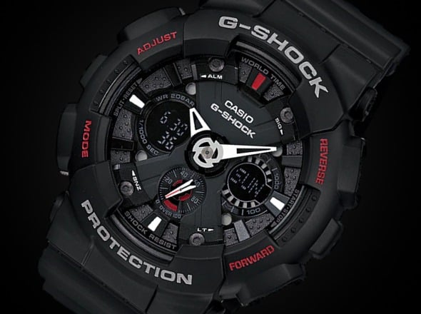 GA-120-1A Reloj G-Shock para Hombre - Vista trasera