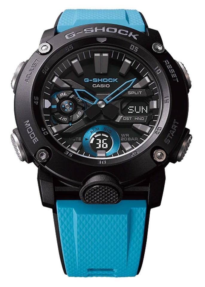 GA-2000 Reloj G-Shock Hombre Resina Azul