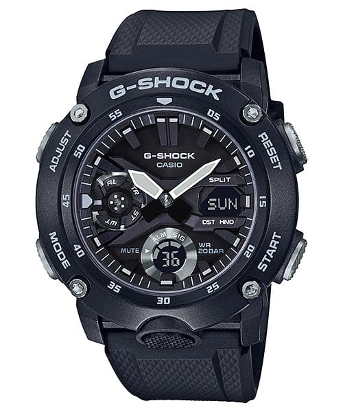 GA-2000S Reloj G-Shock GA-2000 Hombre Resina Negro - Reloj original en Guatemala