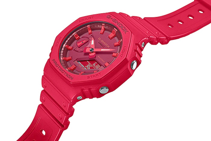 GA-2100-4A Reloj G-Shock para Hombre - Detalle de esfera