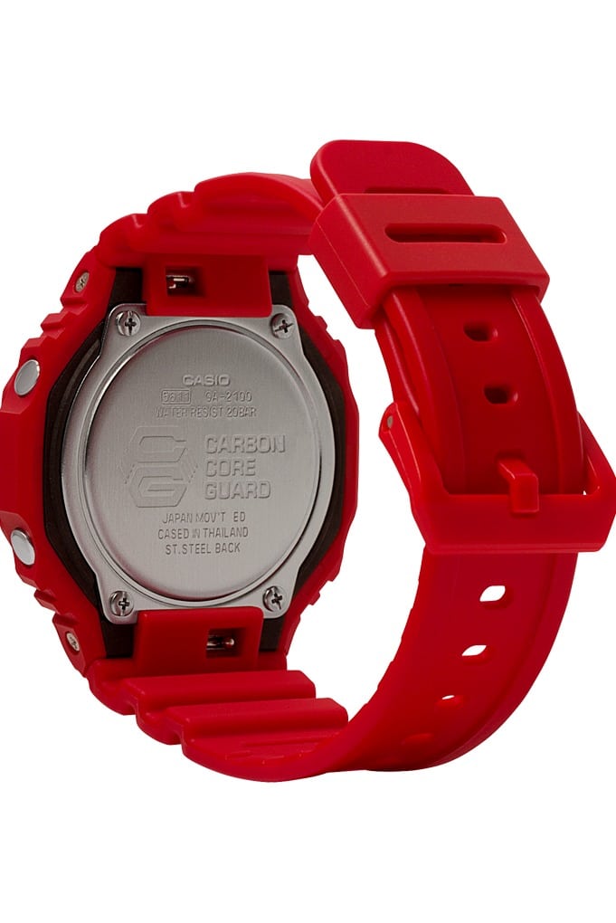GA-2100-4A Reloj G-Shock para Hombre - Vista trasera