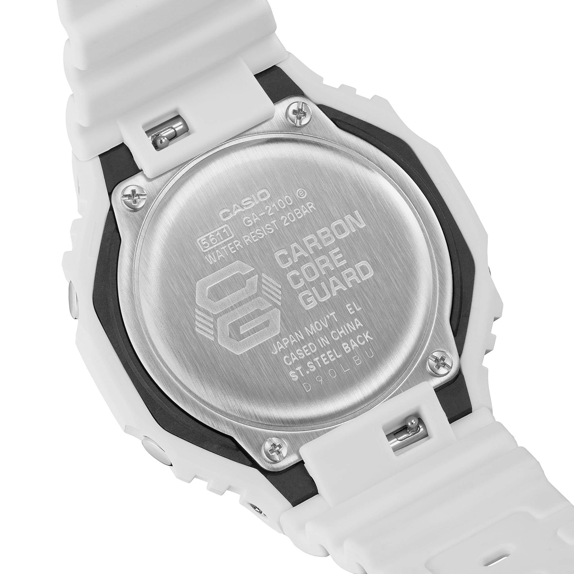 GA-2100-7A7 Reloj G-Shock Classic de hombre pulsera de resina doble hora 48 mm