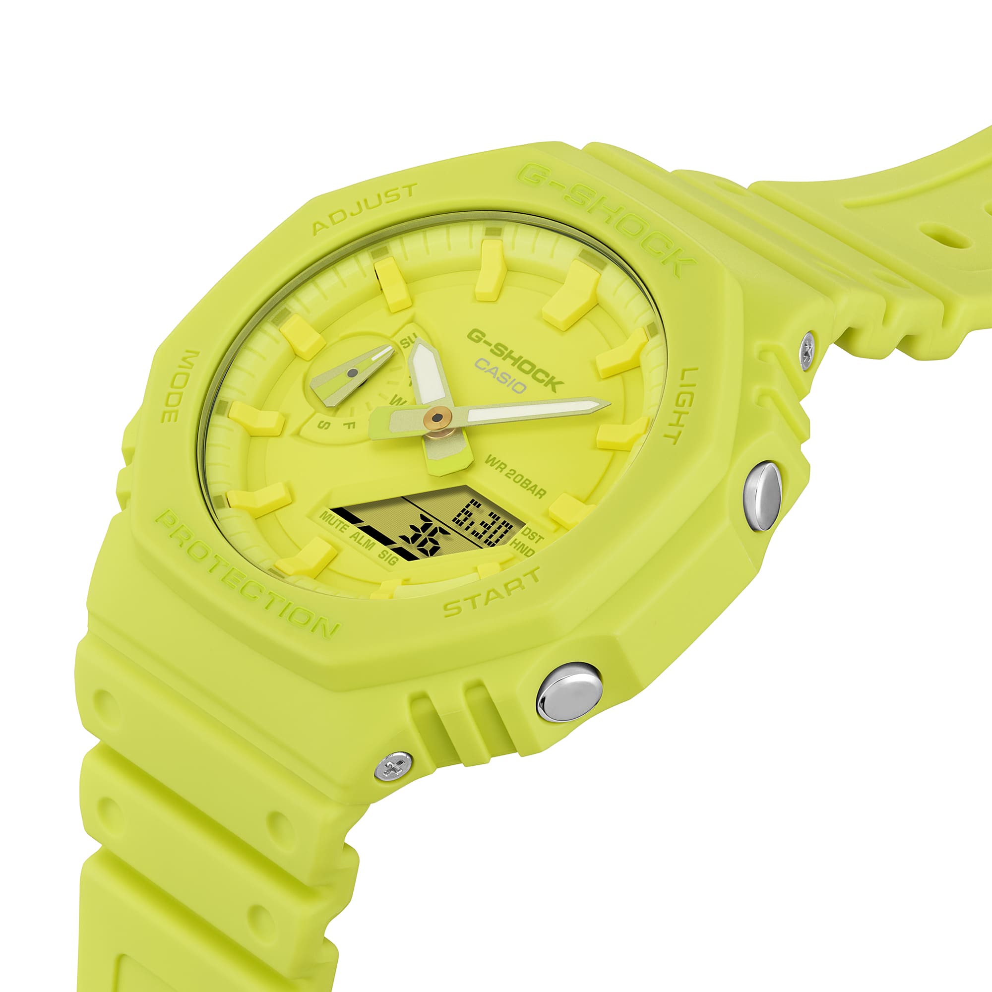 GA-2100-9A9 Reloj G-Shock Classic de hombre pulsera de caucho 48 mm - Vista 5