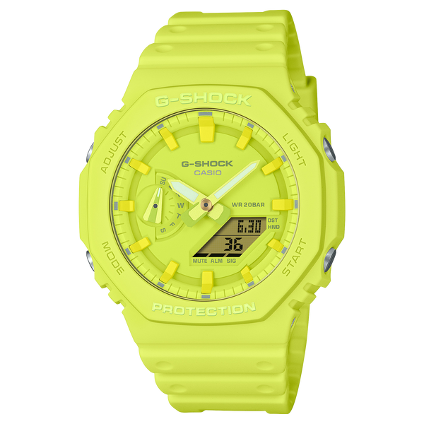GA-2100-9A9 Reloj G-Shock Classic de hombre pulsera de caucho 48 mm - Reloj original en Guatemala