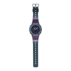 GA-2100AH Reloj G-Shock GA-2100 Hombre Resina Morado - Vista trasera