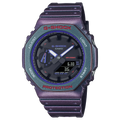 GA-2100AH Reloj G-Shock GA-2100 Hombre Resina Morado - Reloj original en Guatemala