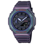 GA-2100AH Reloj G-Shock GA-2100 Hombre Resina Morado - Reloj original en Guatemala