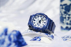 GA-2100BWP Reloj G-Shock GA-2100 Hombre Resina Azul - Detalle de esfera