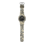 GA-2100CM-5A Reloj G-Shock unisex correa de caucho doble hora - Detalle de esfera