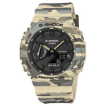 GA-2100CM-5A Reloj G-Shock unisex correa de caucho doble hora