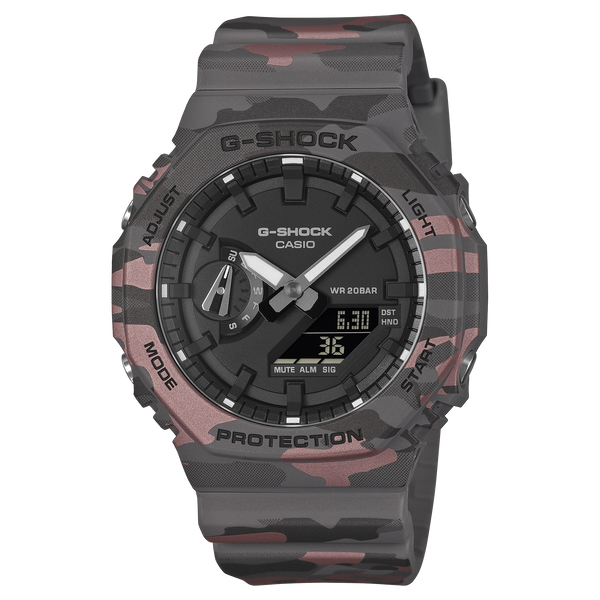 GA-2100CM-8A Reloj G-Shock de hombre correa de resina - Reloj original en Guatemala