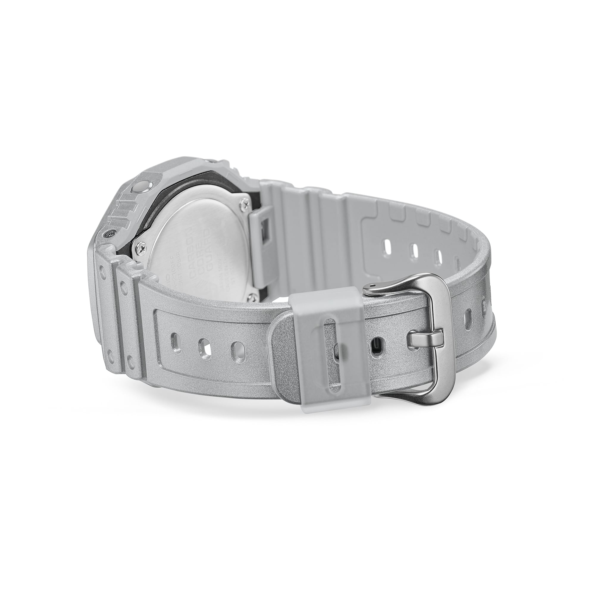 GA-2100FF Reloj G-Shock GA-2100 Hombre Resina Plateado Mate - Vista lateral