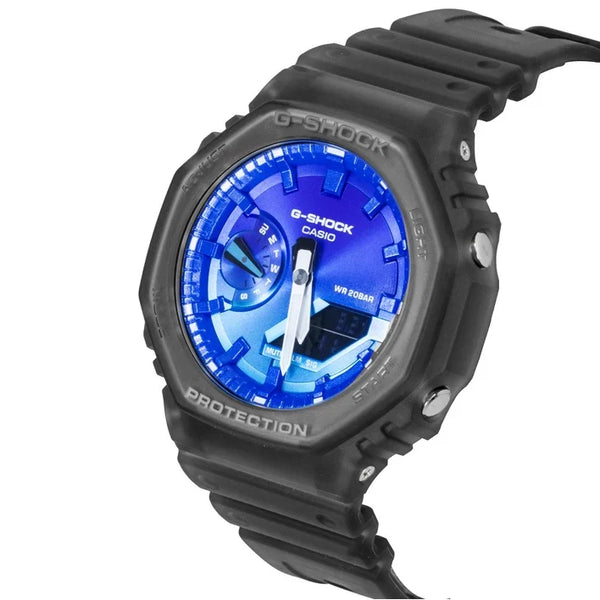 GA-2100FLS Reloj G-Shock GA-2100 Hombre Resina Gris Oscuro - Vista lateral