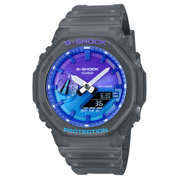 GA-2100FLS Reloj G-Shock GA-2100 Hombre Resina Gris Oscuro - Reloj original en Guatemala