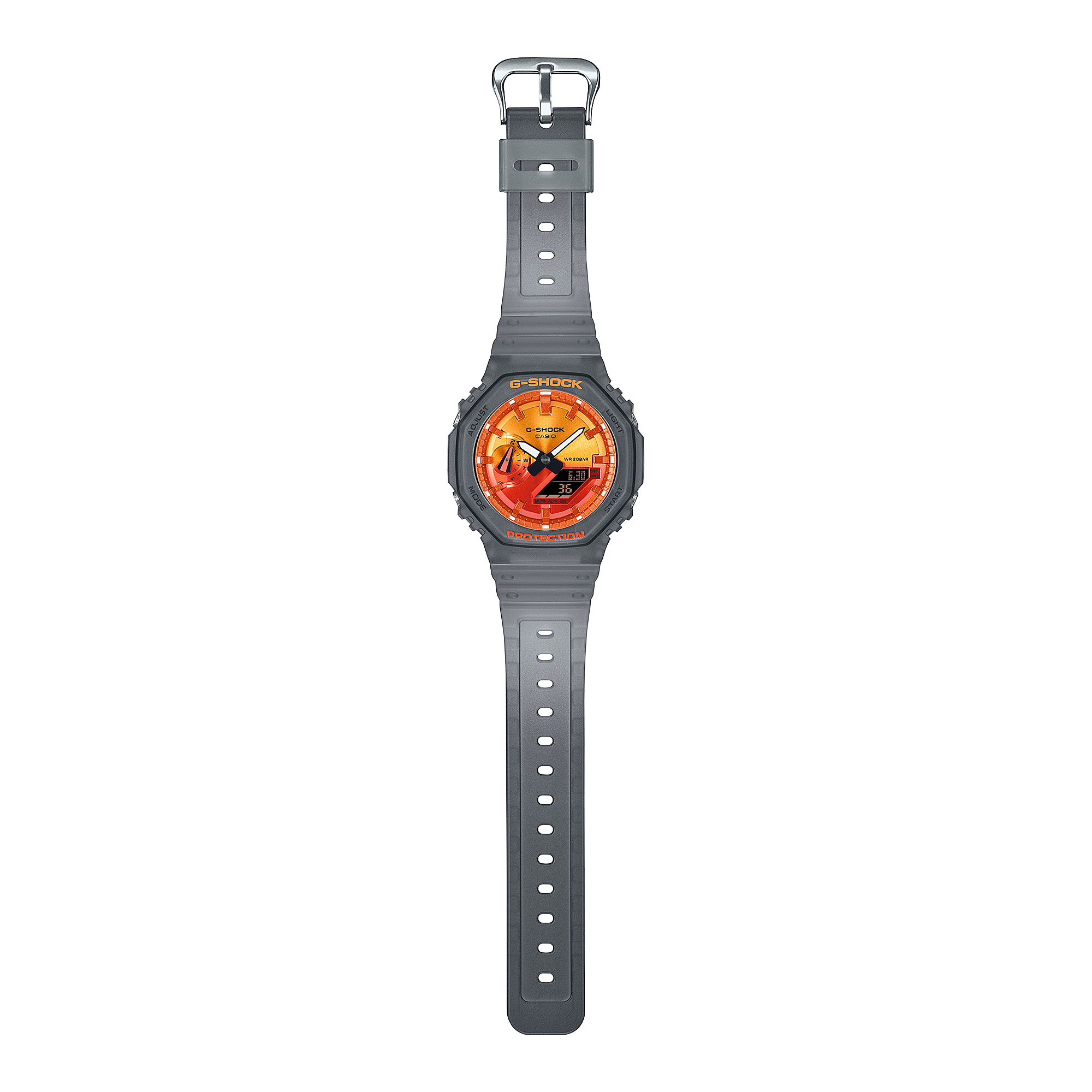 GA-2100FLS-8A4 Reloj G-Shock de hombre banda de resina