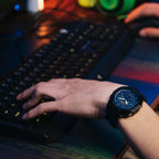 GA-2100RGB Reloj G-Shock GA-2100 Hombre Resina Negro - Vista lateral