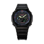 GA-2100RGB Reloj G-Shock GA-2100 Hombre Resina Negro - Vista trasera