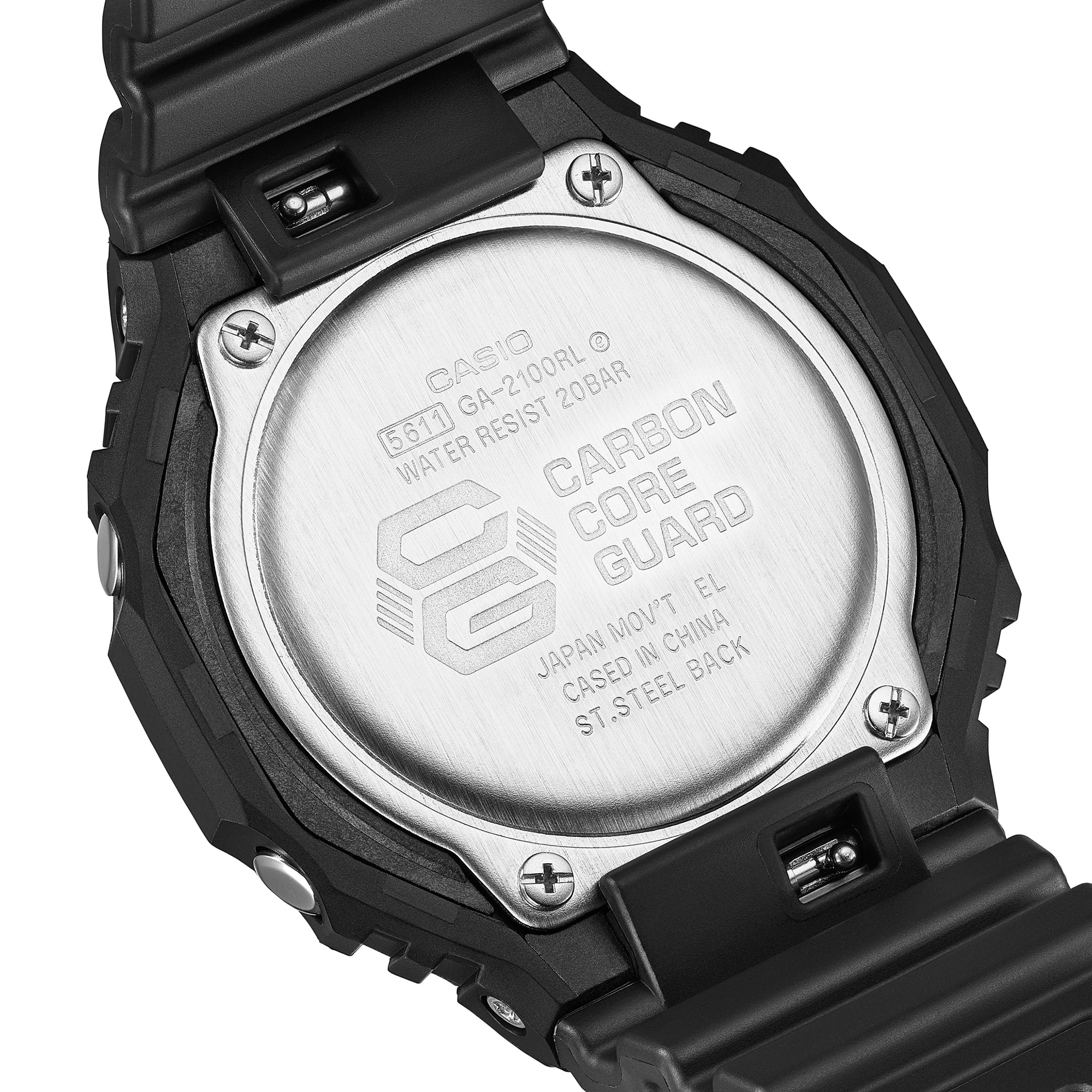GA-2100RL Reloj G-Shock GA-2100 Hombre Resina Negro - Vista 6