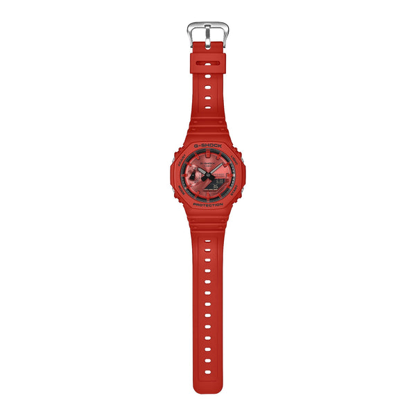 GA-2100RRB-4A Reloj G-Shock de hombre correa de silicona - Resina Rojo