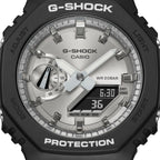 GA-2100SB Reloj G-Shock Hombre Correa de Resina Negro - Detalle de esfera