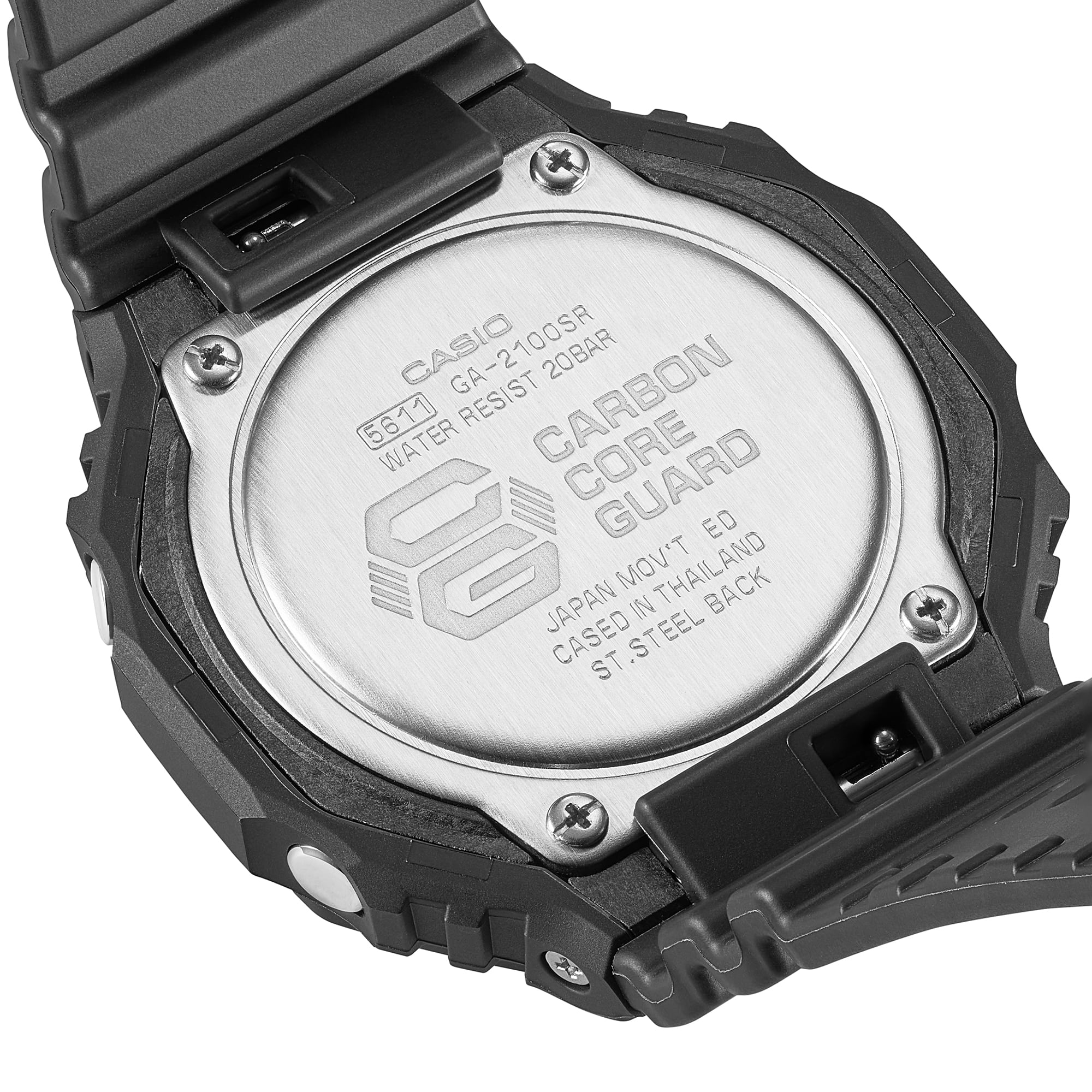 GA-2100SR Reloj G-Shock GA-2100 Hombre Resina Esfera - Vista trasera