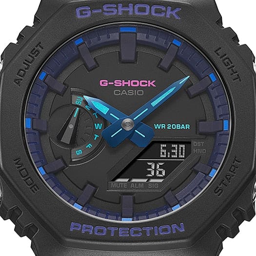 GA-2100VB Reloj G-Shock GA-2100 Hombre Resina Negro - Vista 5