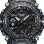 GA-2200SKL Reloj G-Shock Hombre Resina Negro Translúcido - Detalle de esfera
