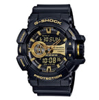 GA-400GB Reloj G-Shock Hombre Resina Negro Dorado - Reloj original en Guatemala