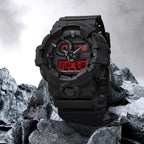 GA-700BBR-1A Reloj G-Shock Hombre Resina Negro - Detalle de esfera