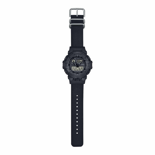 GA-700BCE Reloj G-Shock Hombre Resina Negro - Vista lateral