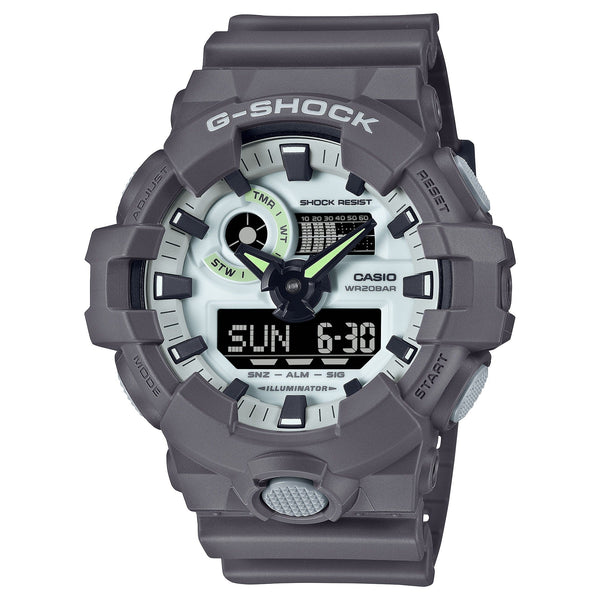 GA-700HD Reloj G-Shock Hombre Resina Gris Oscuro - Reloj original en Guatemala