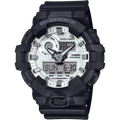 GA-700WD Reloj G-Shock Hombre Resina Negro Esfera Blanca - Reloj original en Guatemala