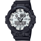 GA-700WD Reloj G-Shock Hombre Resina Negro Esfera Blanca - Reloj original en Guatemala
