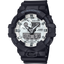 GA-700WD Reloj G-Shock Hombre Resina Negro Esfera Blanca