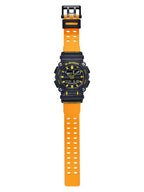 GA-900A Reloj G-Shock GA-900 Hombre Resina Negro Amarillo - Vista lateral
