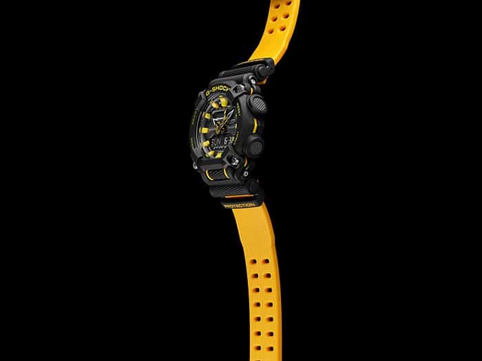 GA-900A Reloj G-Shock GA-900 Hombre Resina Negro Amarillo - Vista 6
