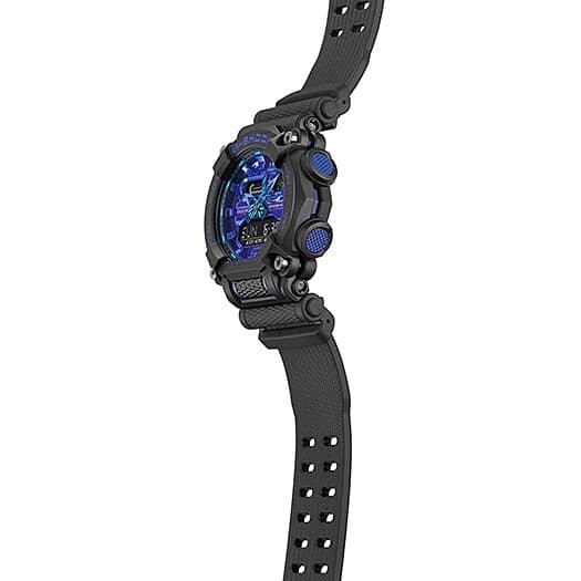 GA-900VB Reloj G-Shock Ana-Digi Hombre Resina Negro Esfera - Vista trasera