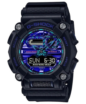 GA-900VB-1A Reloj G-Shock Ana-Digi Hombre Resina Negro Esfera
