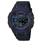 GA-B001CBR Reloj G-Shock Hombre Correa Resina Negro Púrpura - Reloj original en Guatemala