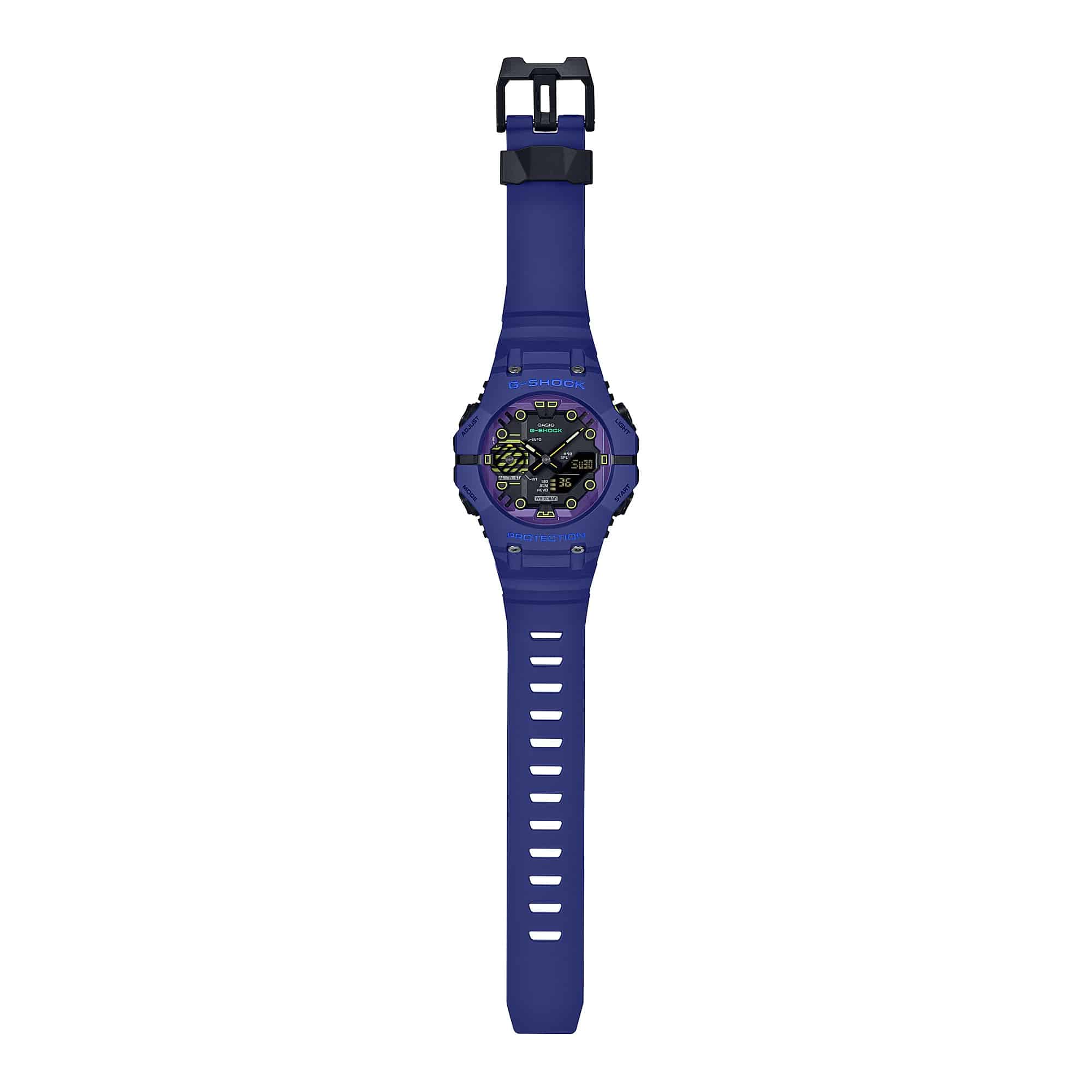 GA-B001CBR Reloj G-Shock Hombre Resina Azul - Vista lateral