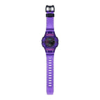 GA-B001CBRS Reloj G-Shock Hombre Resina Púrpura Translúcido - Vista lateral
